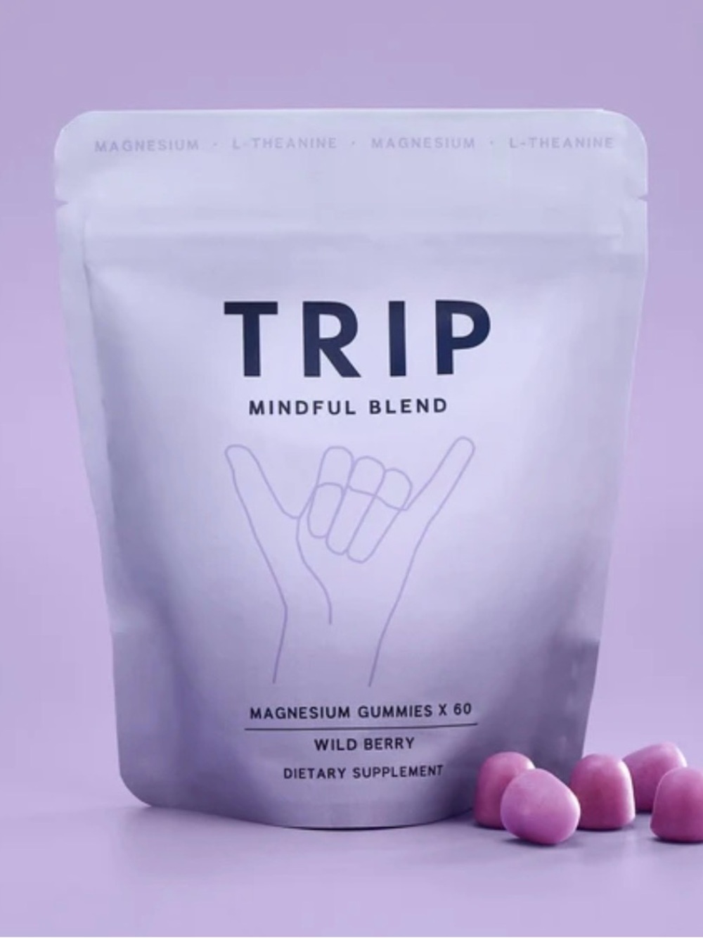 Mindful Blend Wild Berry Magnesium Gummies